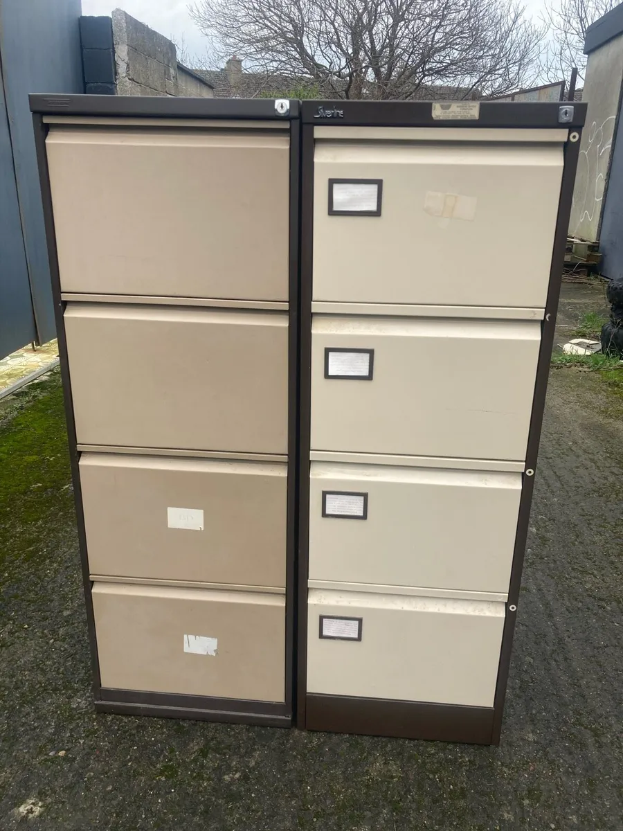 Filing Cabinets x 2 - Image 2