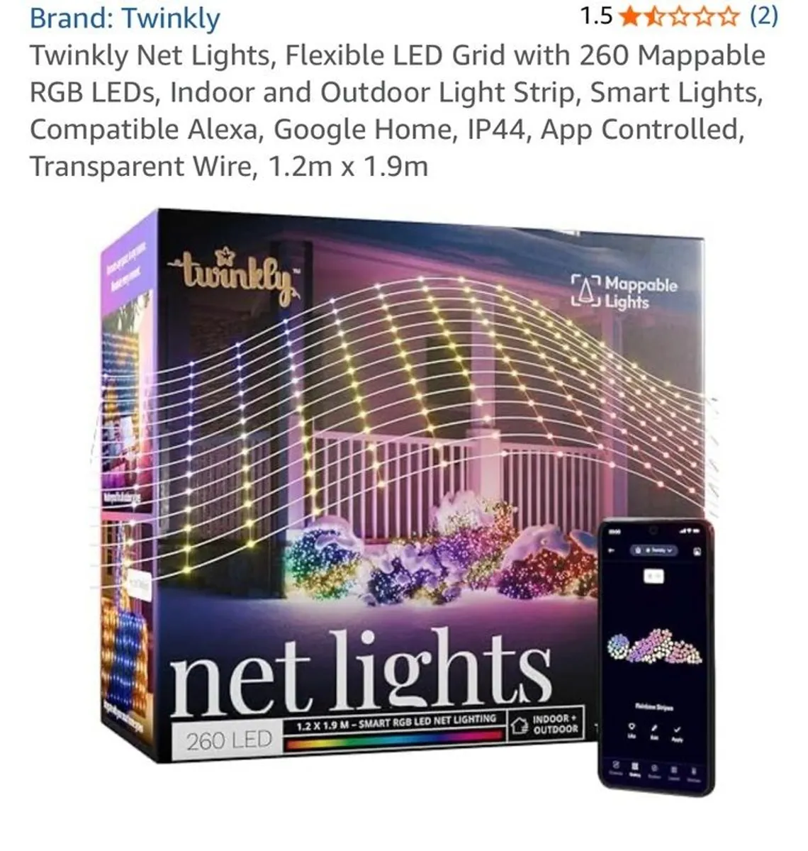 net lights twinkly - Image 1