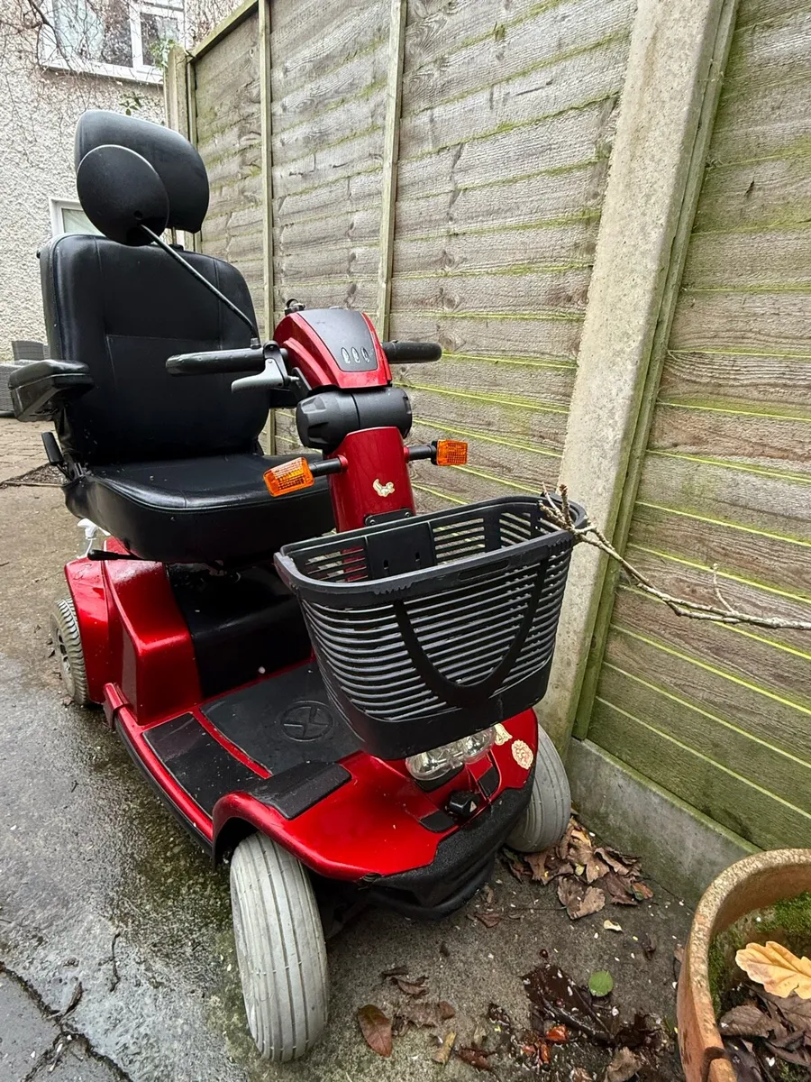 Pride Mobility Scooter - Ferrari Red - Image 1