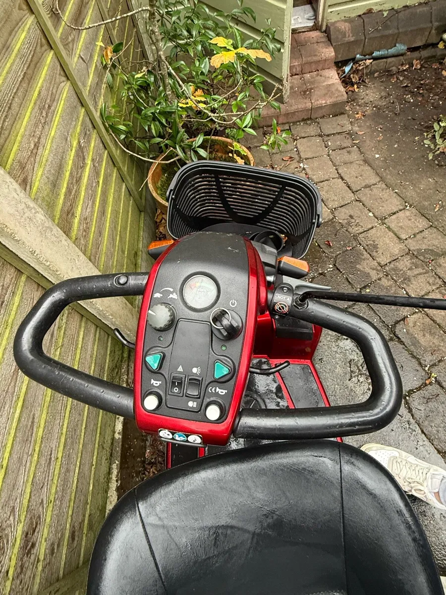 Pride Mobility Scooter - Ferrari Red - Image 3