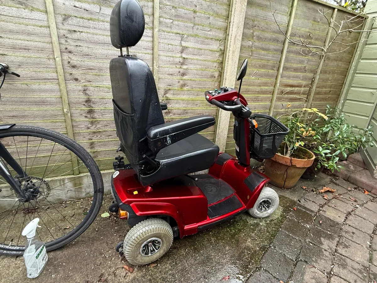 Pride Mobility Scooter - Ferrari Red - Image 4