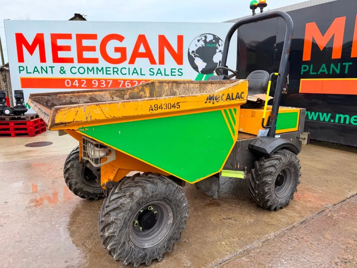2018 MECALAC 3 TON DUMPER ....925 hours ...59T - Image 4