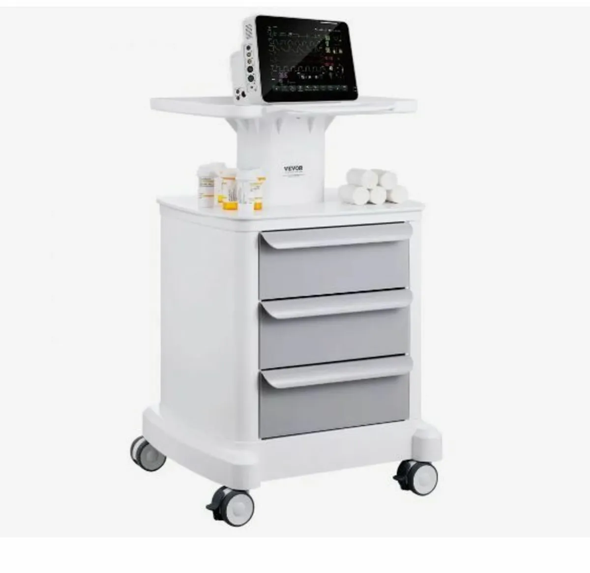 4 Tiers Lab Carts, Lab Utility Cart - Image 1