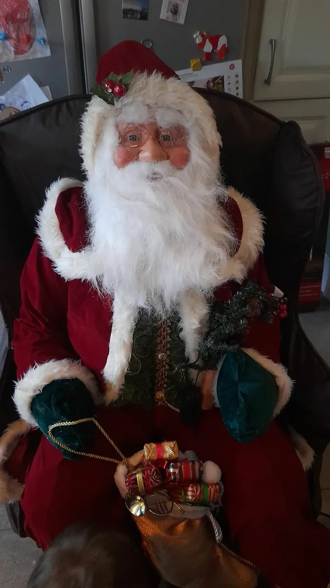 Large santa christmas decoration - Image 1