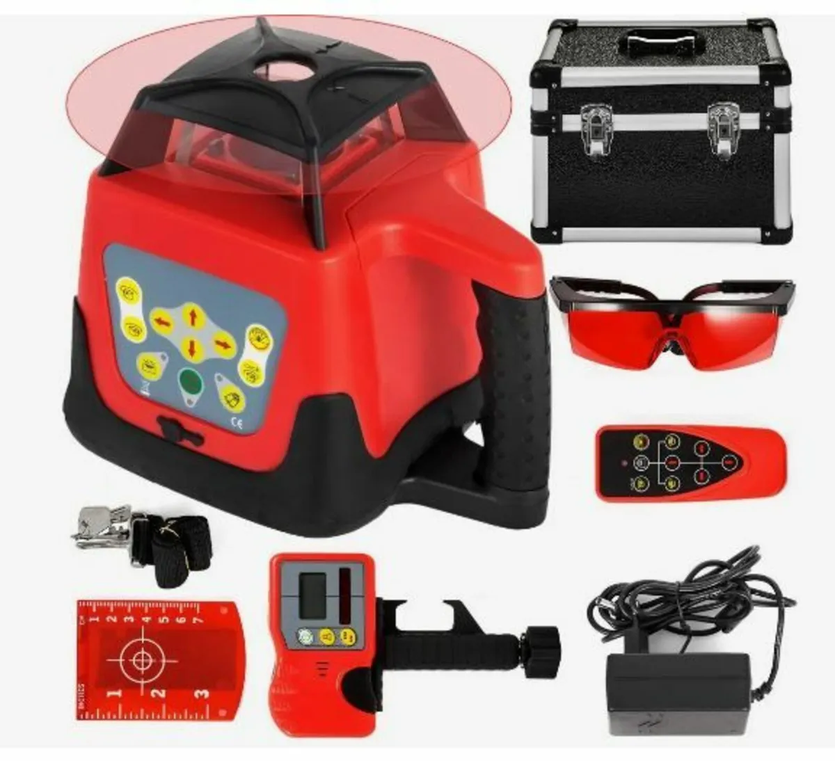 Red Laser Level Rotary Self Leveling Measuring - Image 1