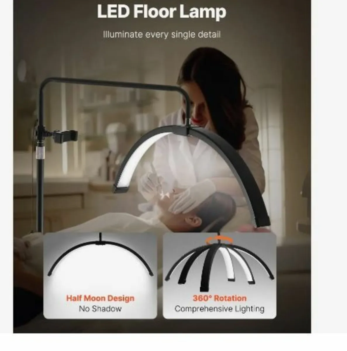 Half Moon Light for Esthetician, 26 inch - Image 3