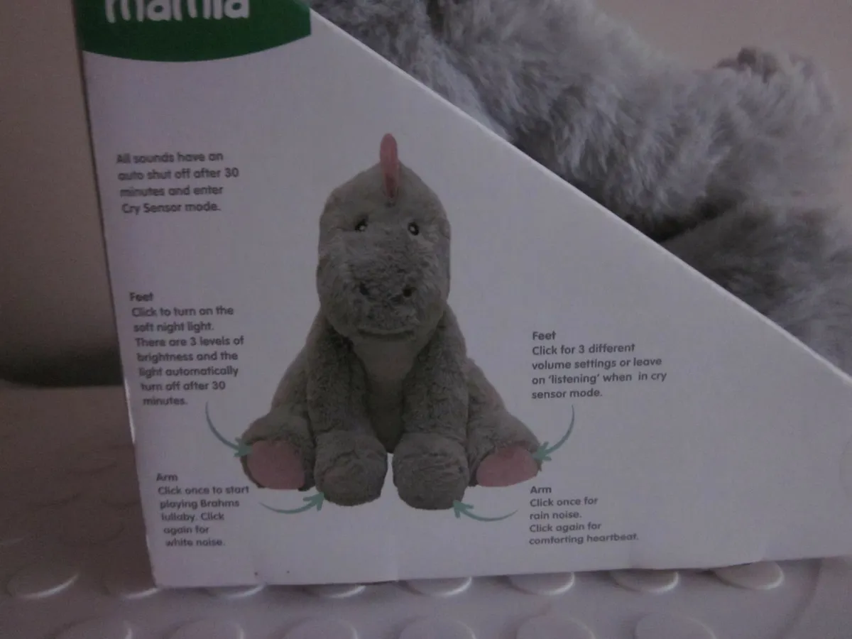 New Aldi Dylan Dinosaur Sleep aid/ White noise - Image 4