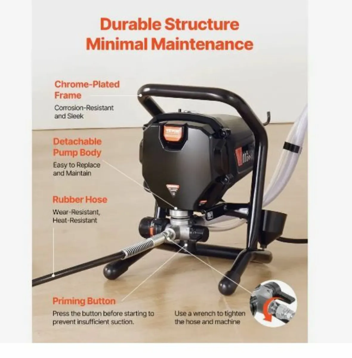 Stand Airless Paint Sprayer, 750W - Image 2