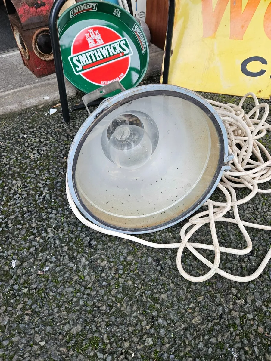 Vintage Industrial Lamp Spotlight - Image 2