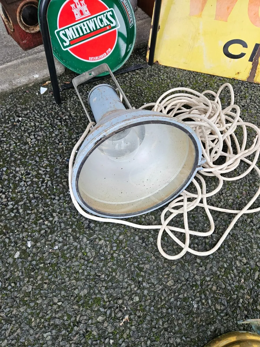 Vintage Industrial Lamp Spotlight - Image 1