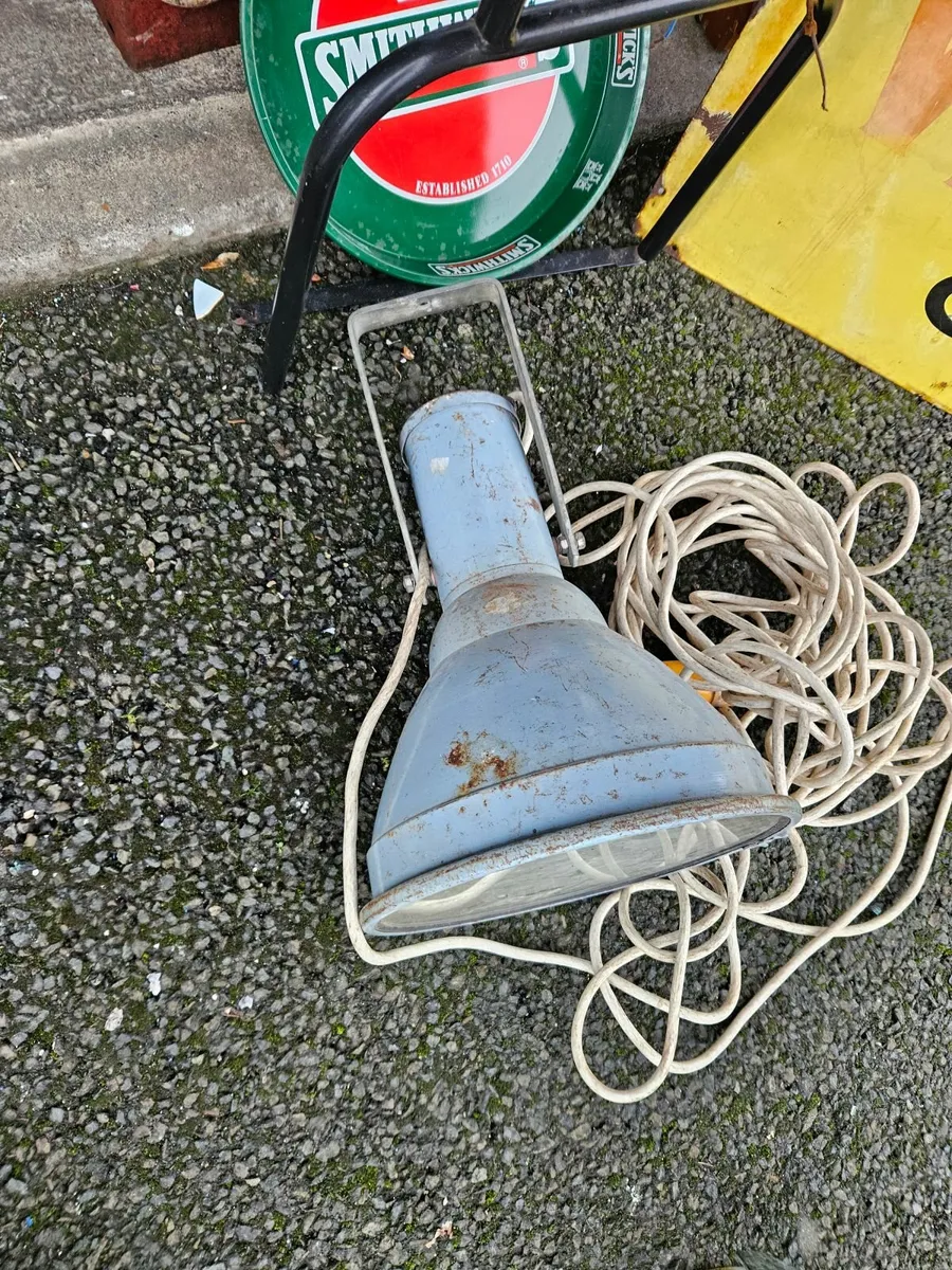 Vintage Industrial Lamp Spotlight - Image 4