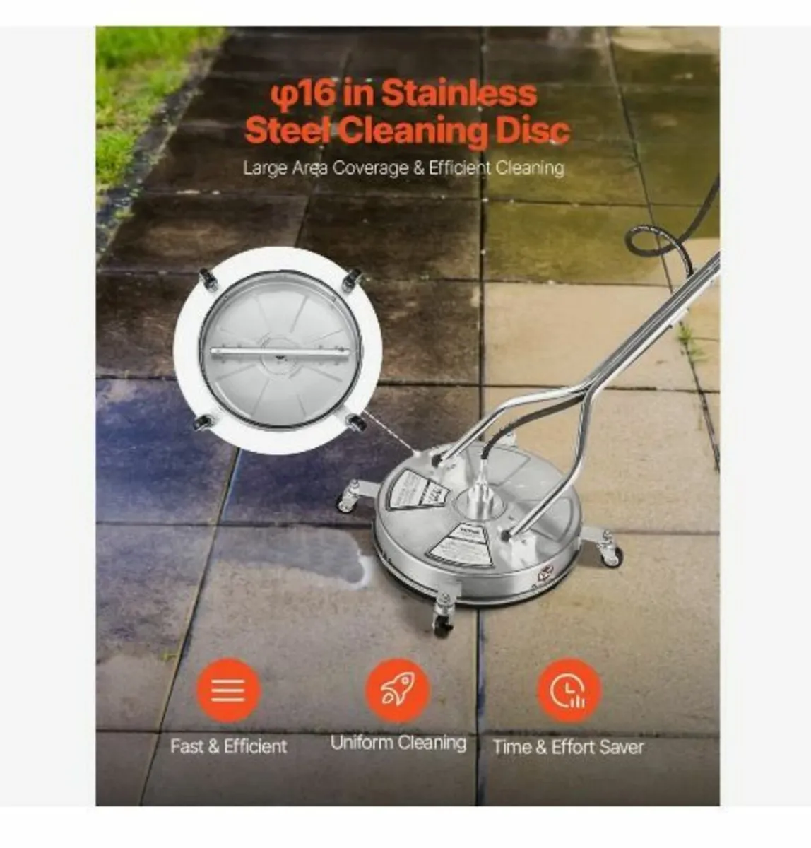 18" Pressure Washer Surface Cleaner - Image 2