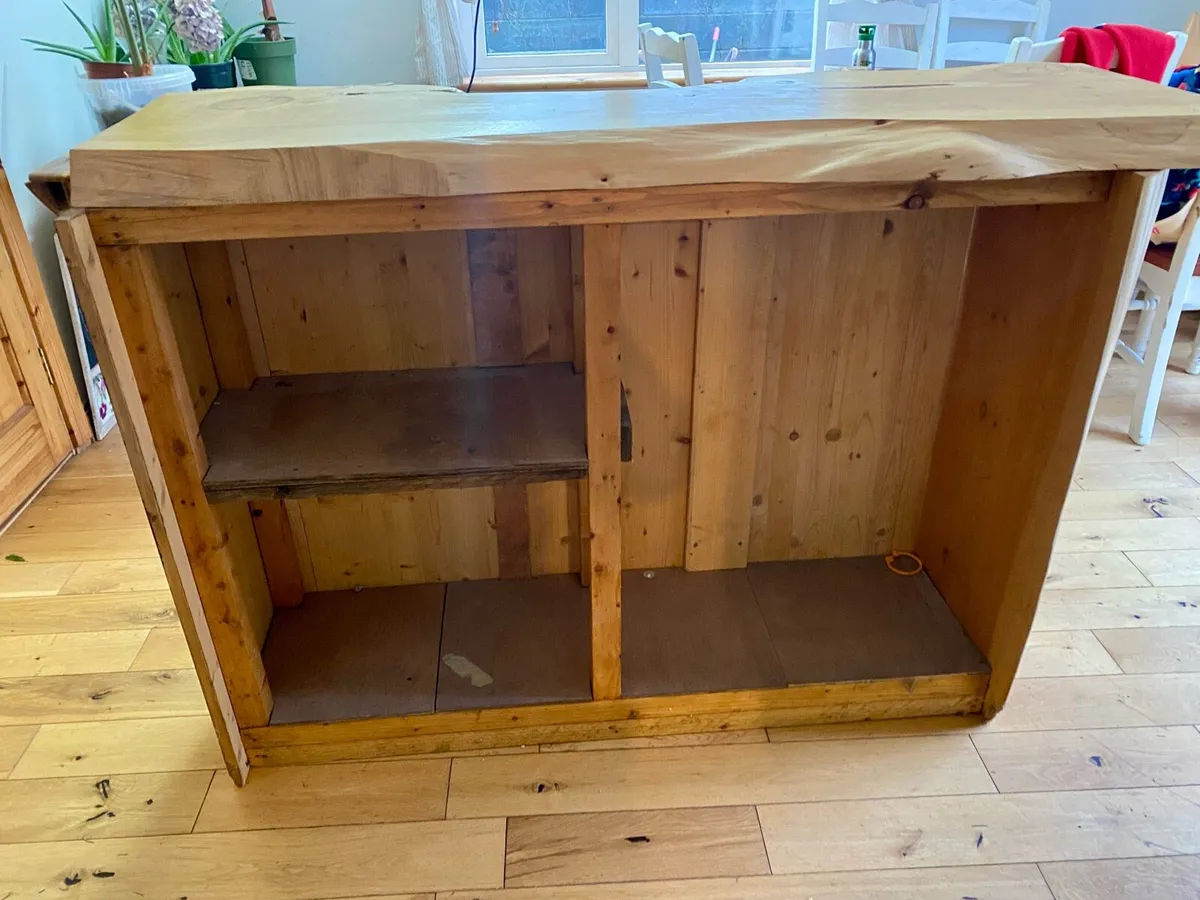 Handmade solid wood home bar-rustic Guinness style - Image 3