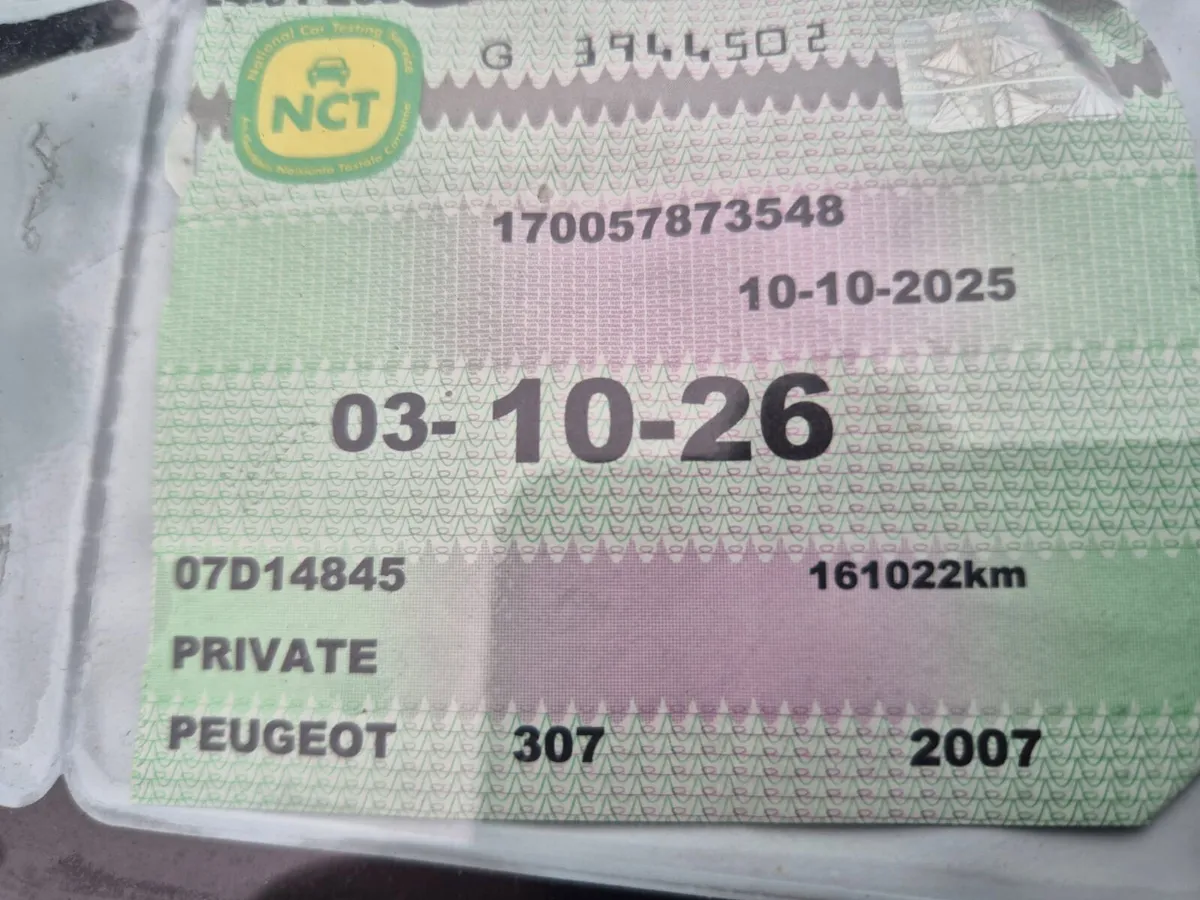 Peugeot 307 Very Clean Car TAXED & TESTED - Image 2