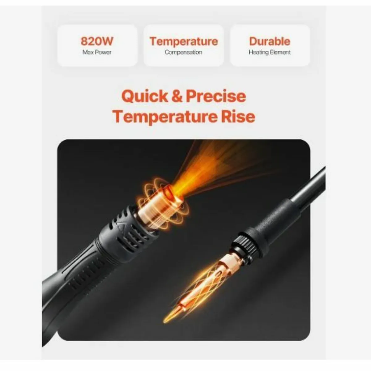 2-in-1 Hot Air Rework & Soldering Station - Image 3