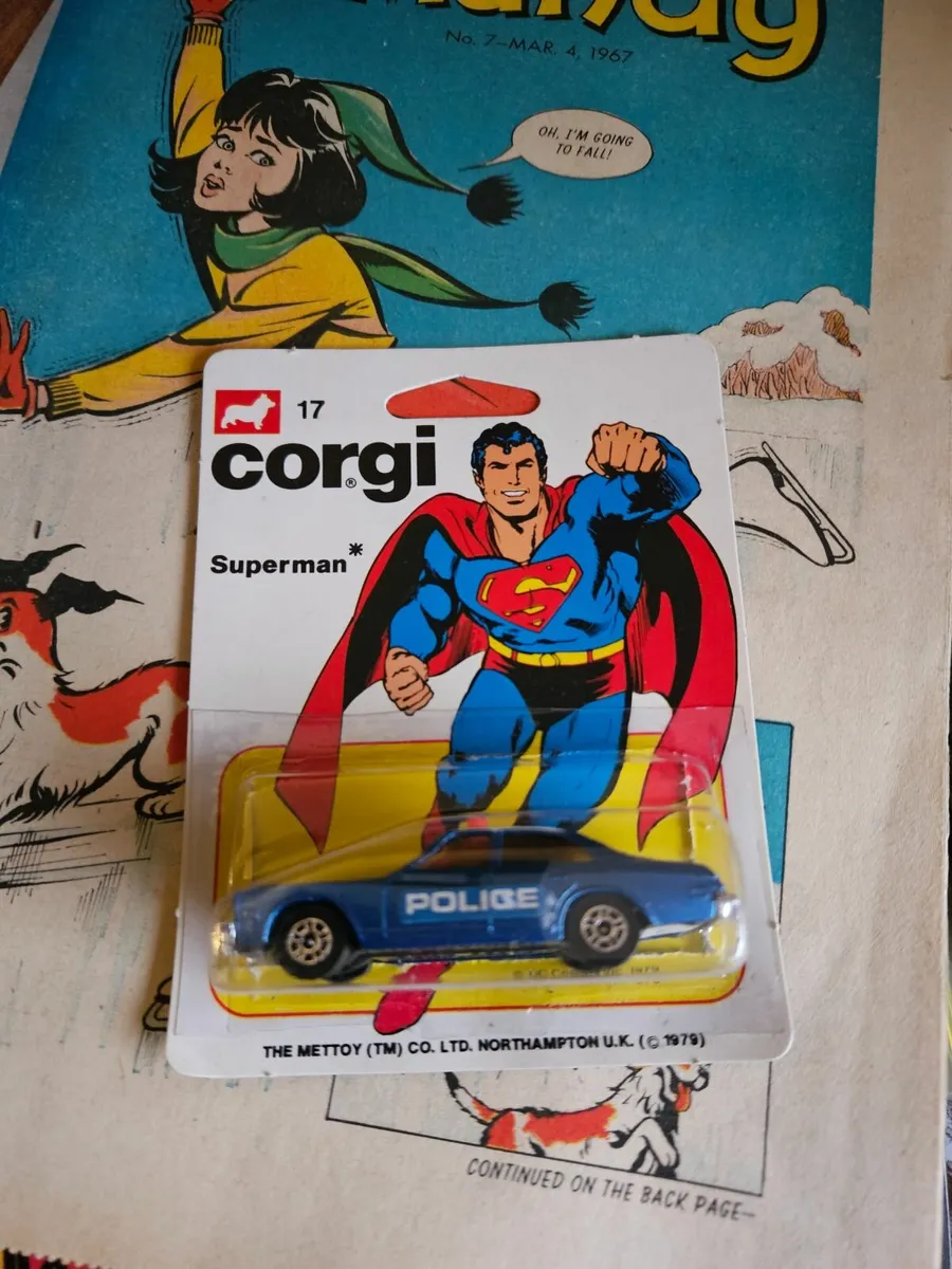 Vintage Corgi Superman Police Car - Image 1