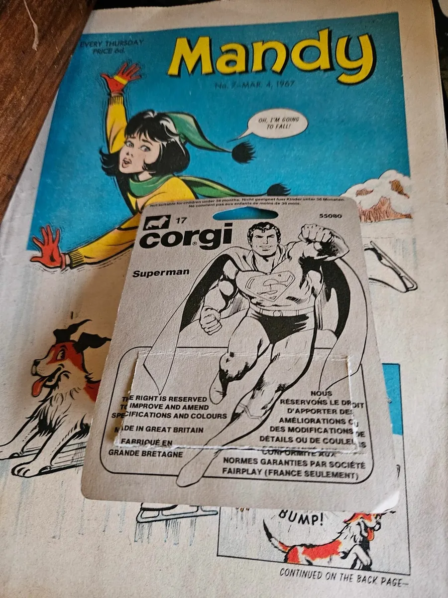 Vintage Corgi Superman Police Car - Image 2