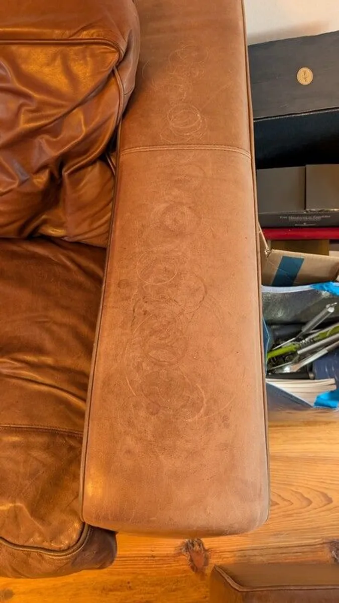 Leather Sofa Set - Image 2