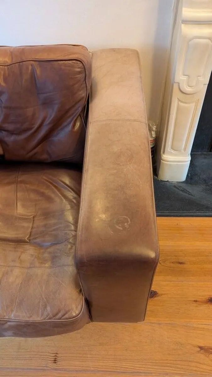 Leather Sofa Set - Image 3