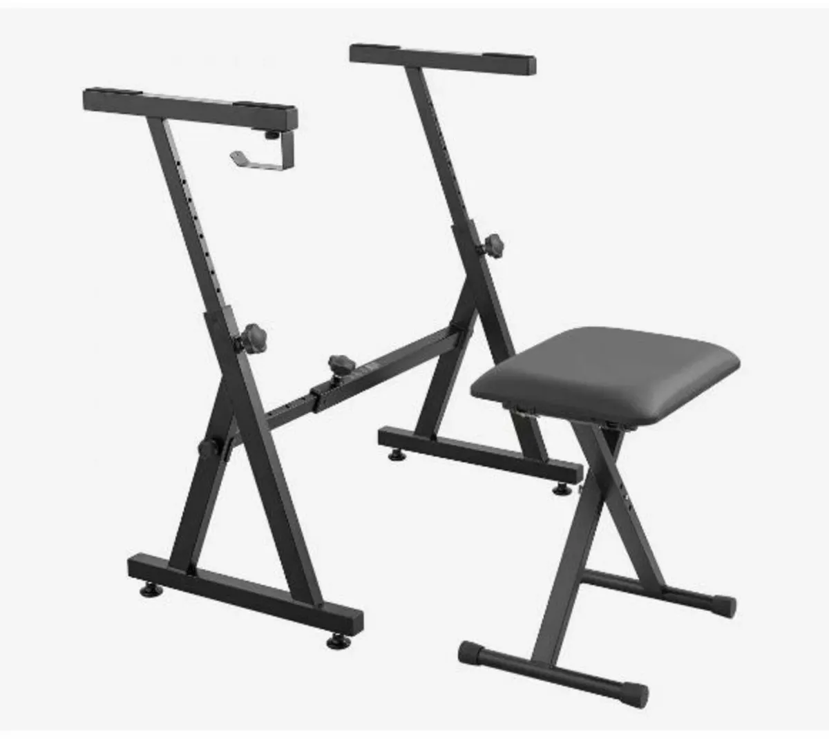Piano Keyboard Stand and Bench Set - Image 4