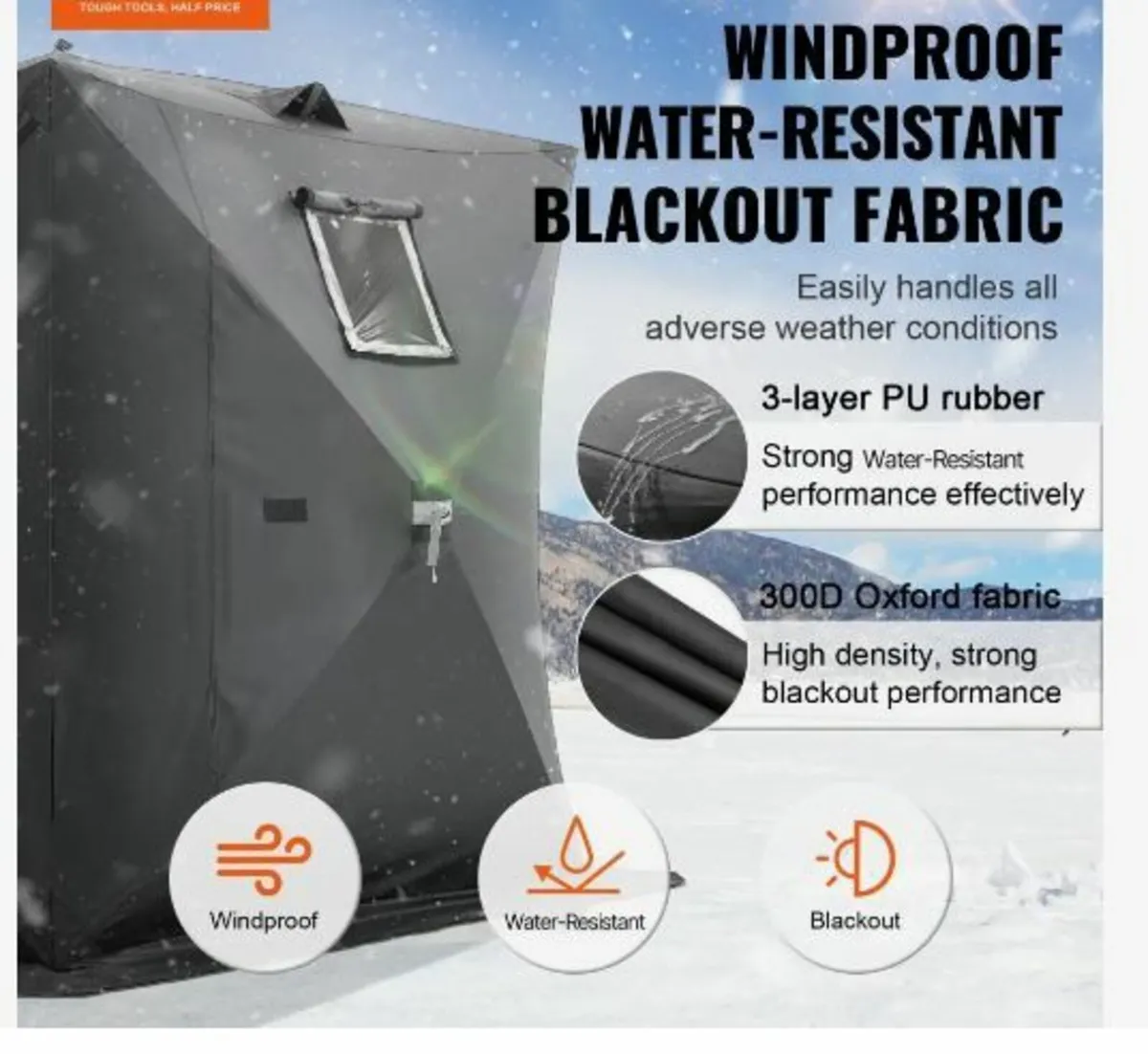 Portable Ice Shelter, 3-4 Person - Image 3