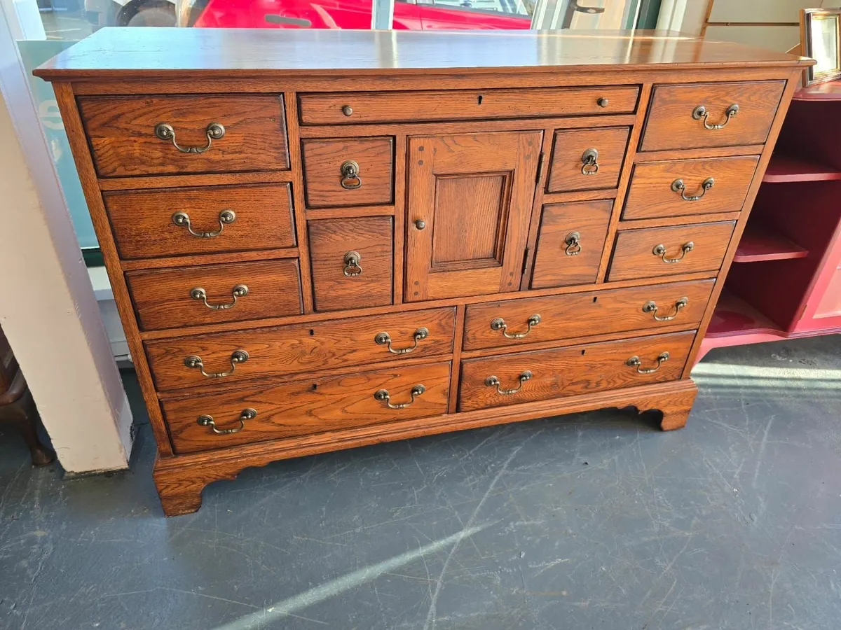 Vintage bob timberlake cherry bank of drawers - Image 1