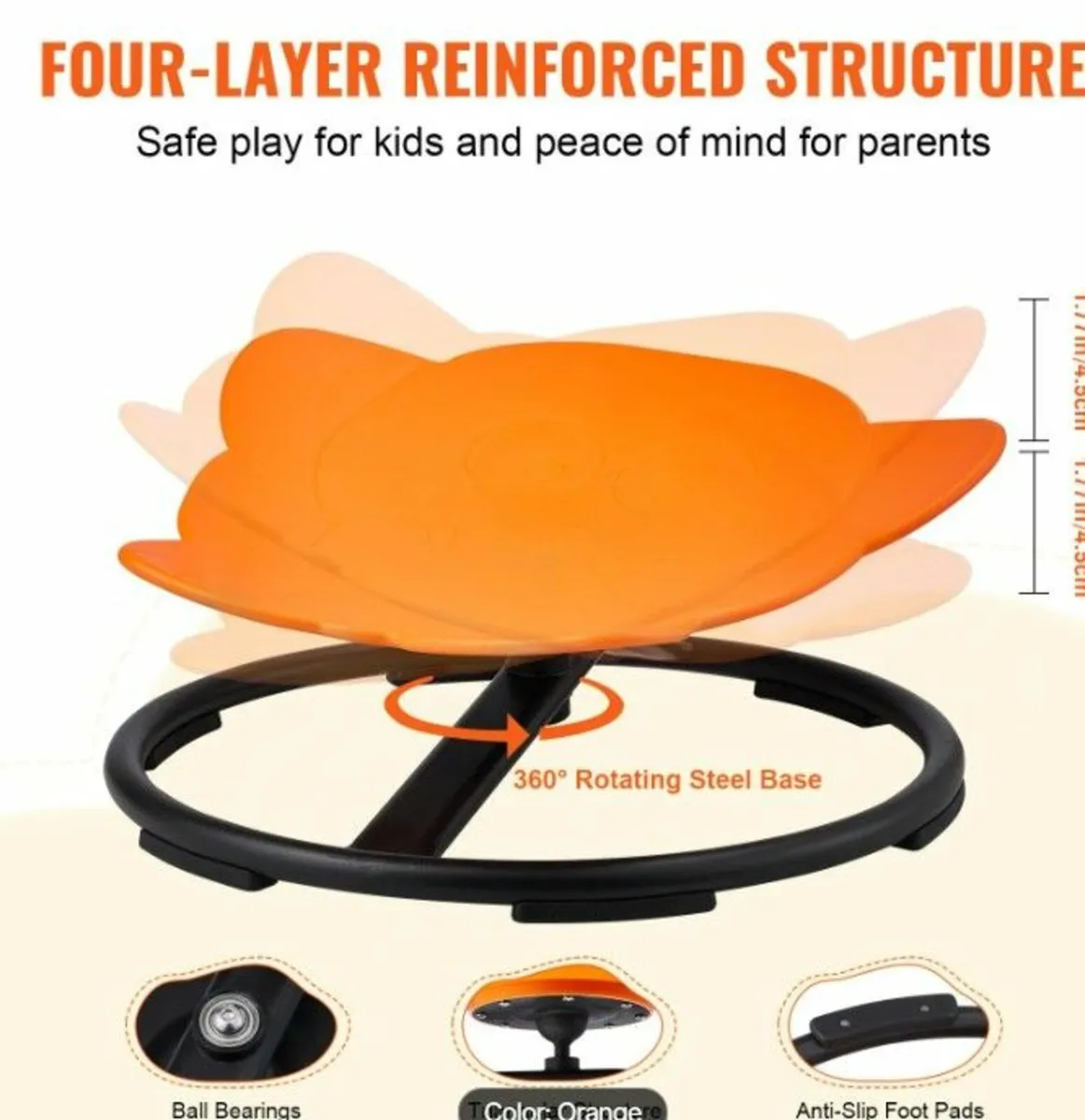 Kids Sensory Swivel Chair FREE DELIVERY - Image 2