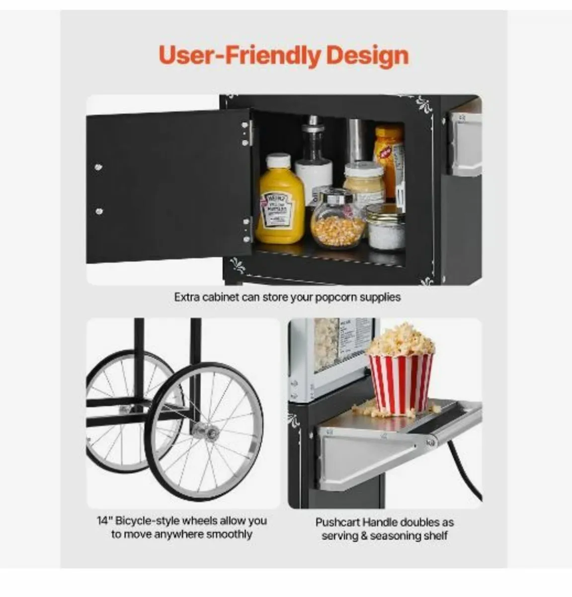 Popcorn Machine  800W - Image 4