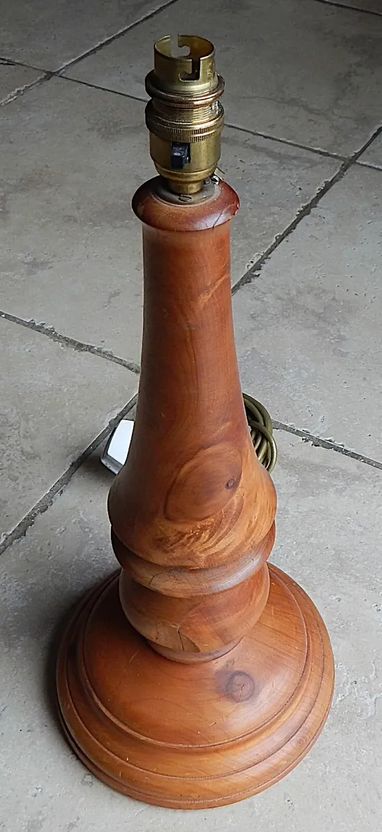 Wooden Handmade Table Lamp - Image 1