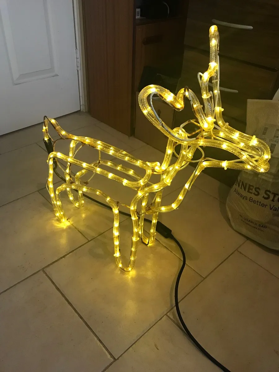 Light Up Christmas Reindeer for Outdoor/Indoor Use - Image 1