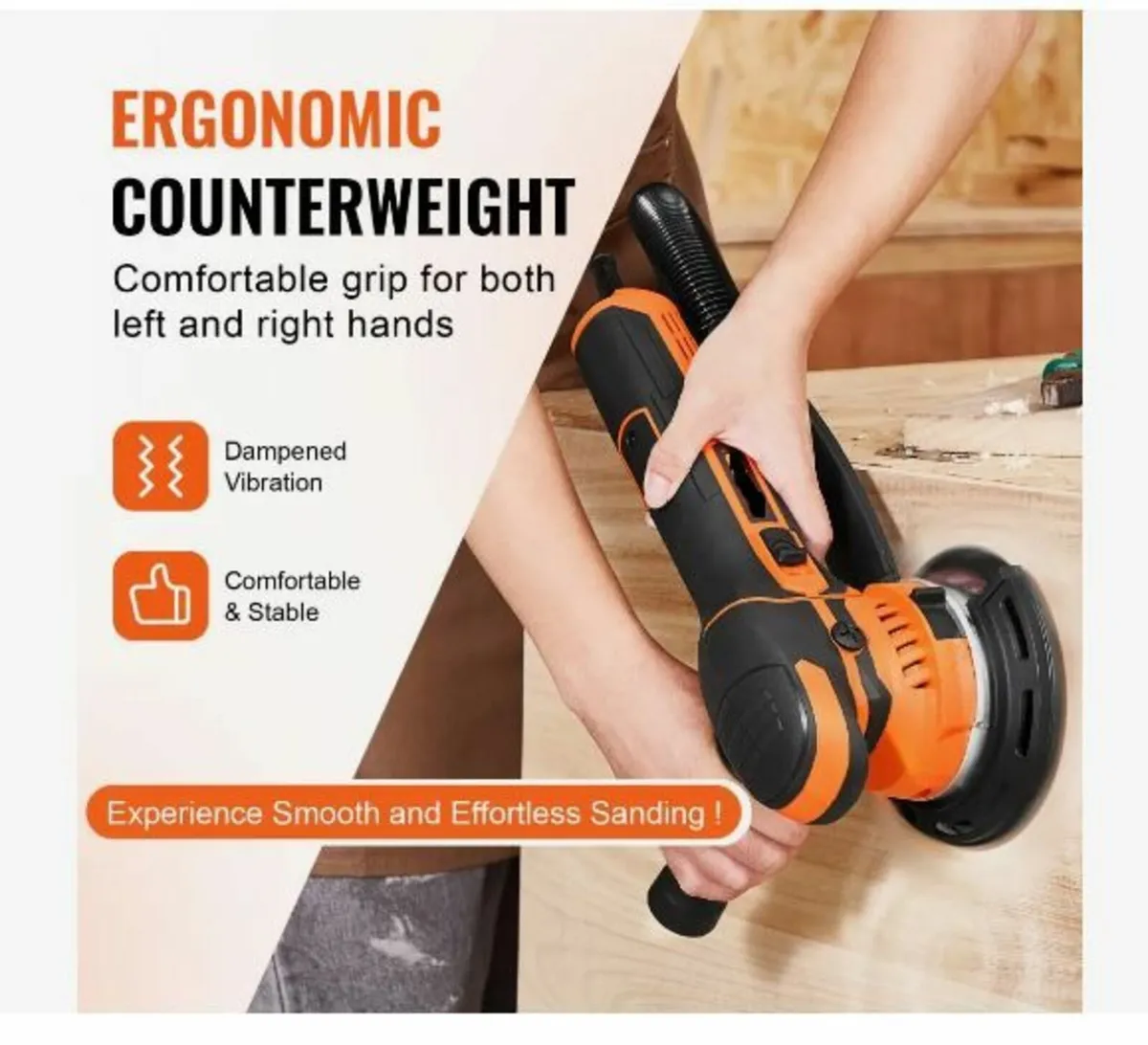 Random Orbital Sander, 6-Inch - Image 4