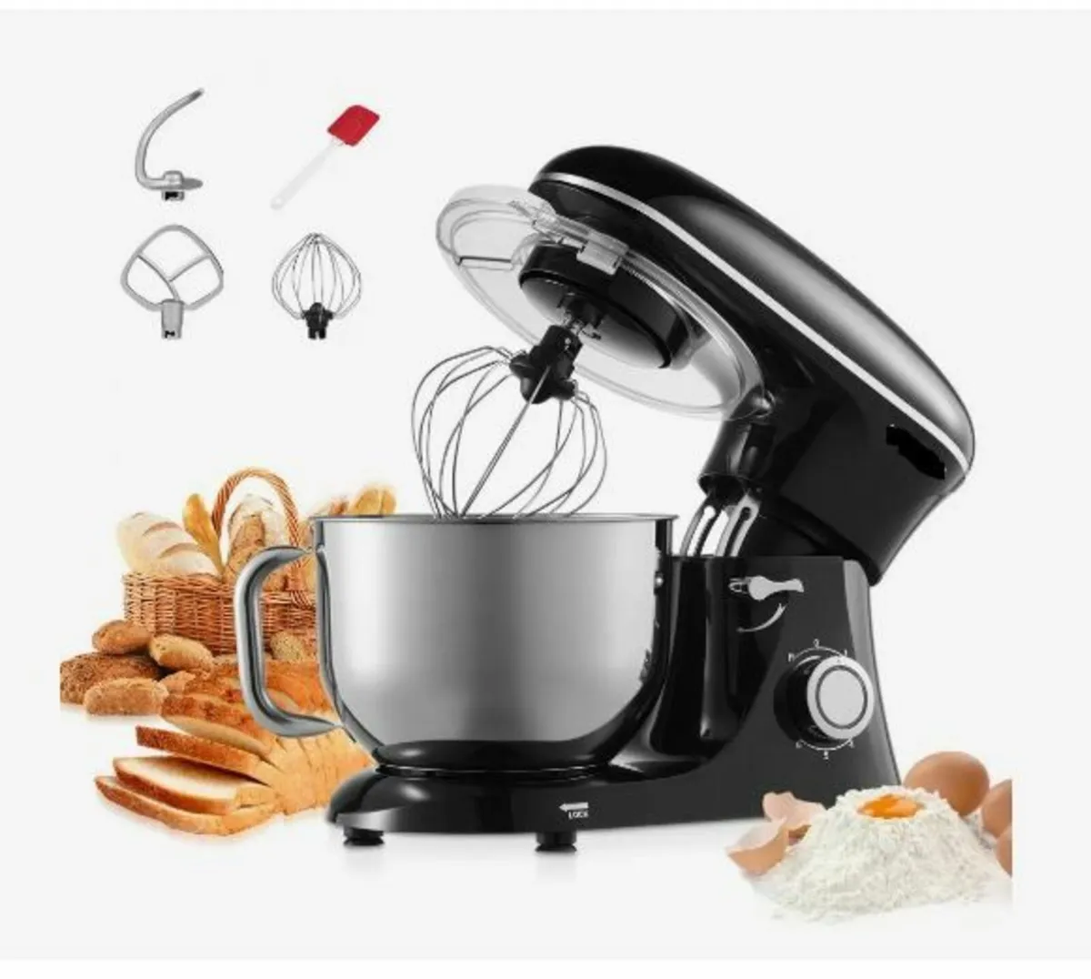 Stand Mixer, 6 QT Dough Mixer - Image 3