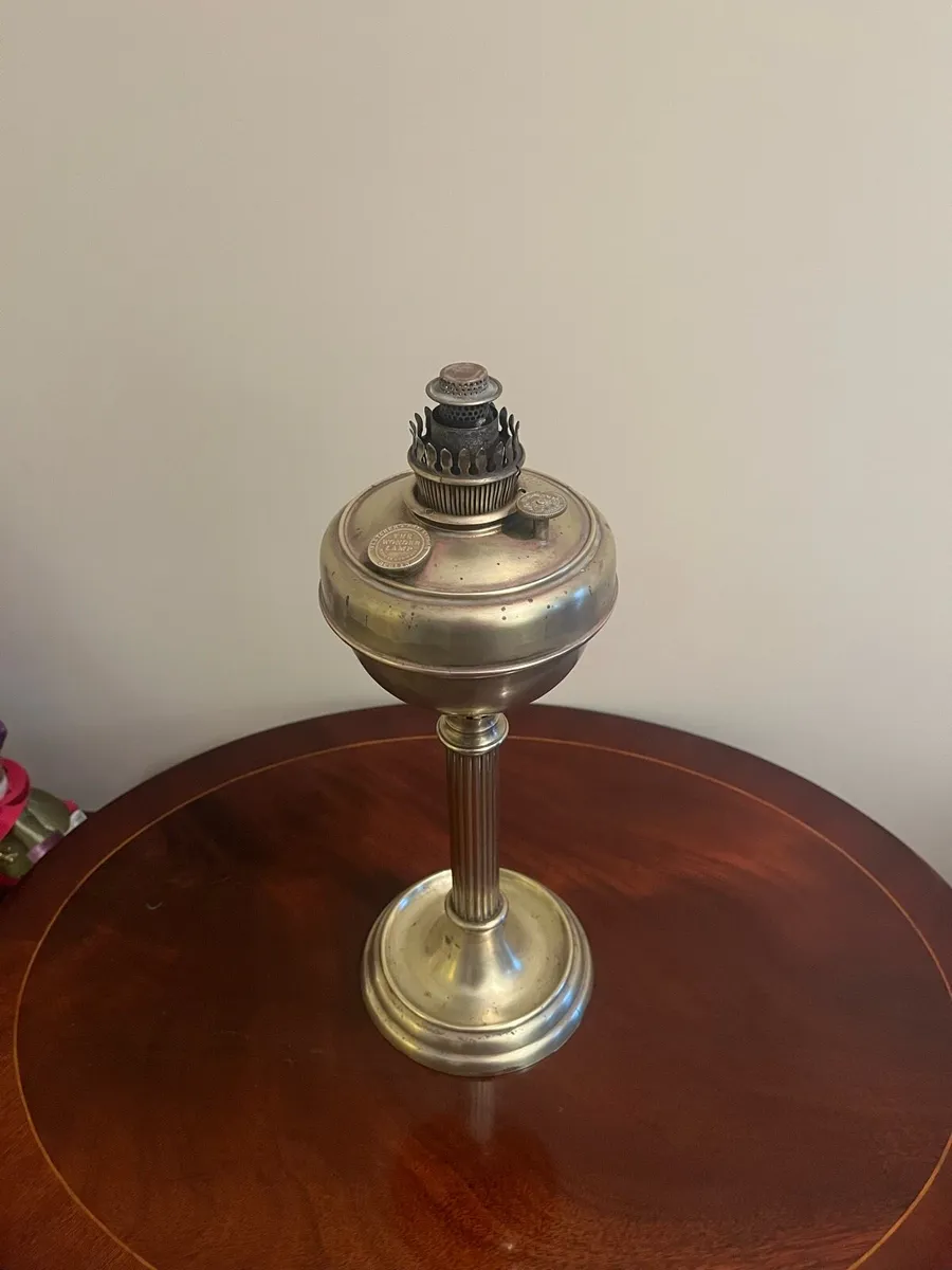 Antique Fletcher & Phillipson Dublin Oil Lamp - Image 1