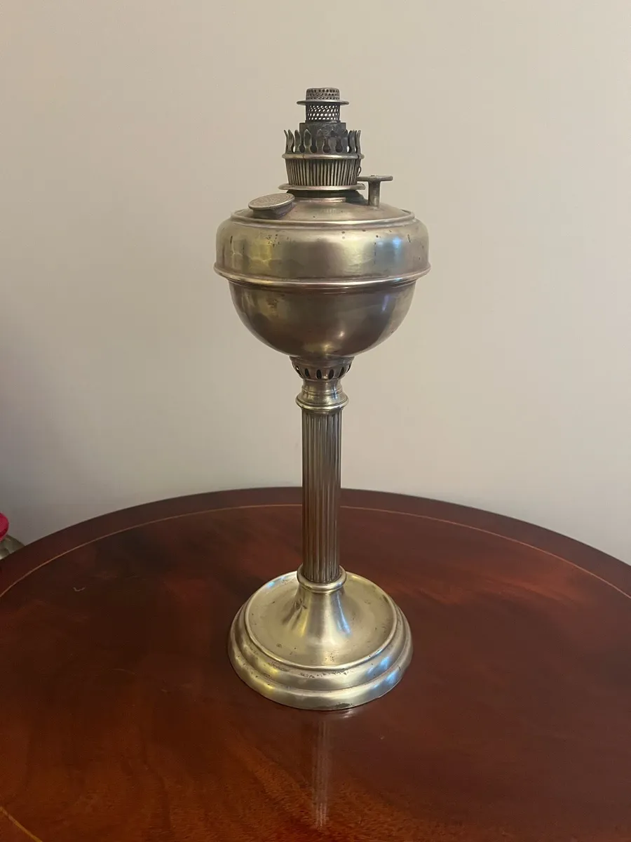Antique Fletcher & Phillipson Dublin Oil Lamp - Image 3
