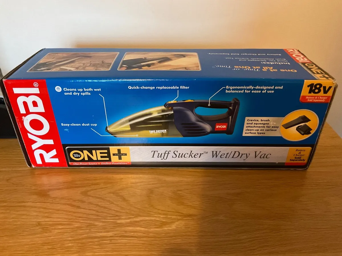 Ryobi Cordless Tuff Sucker 18V Wet/Dry Vac - Image 2
