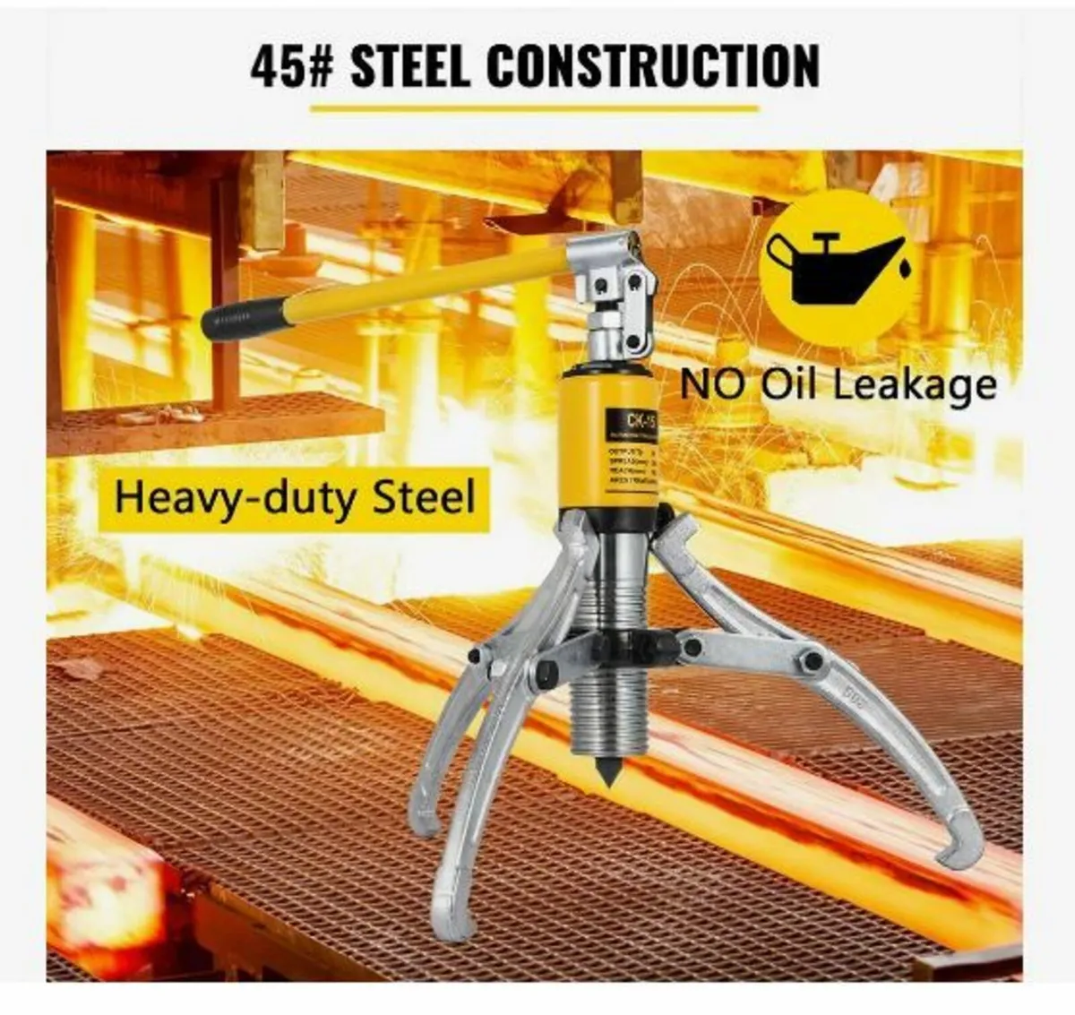 15 Ton Hydraulic Gear Puller Adjustable - Image 2