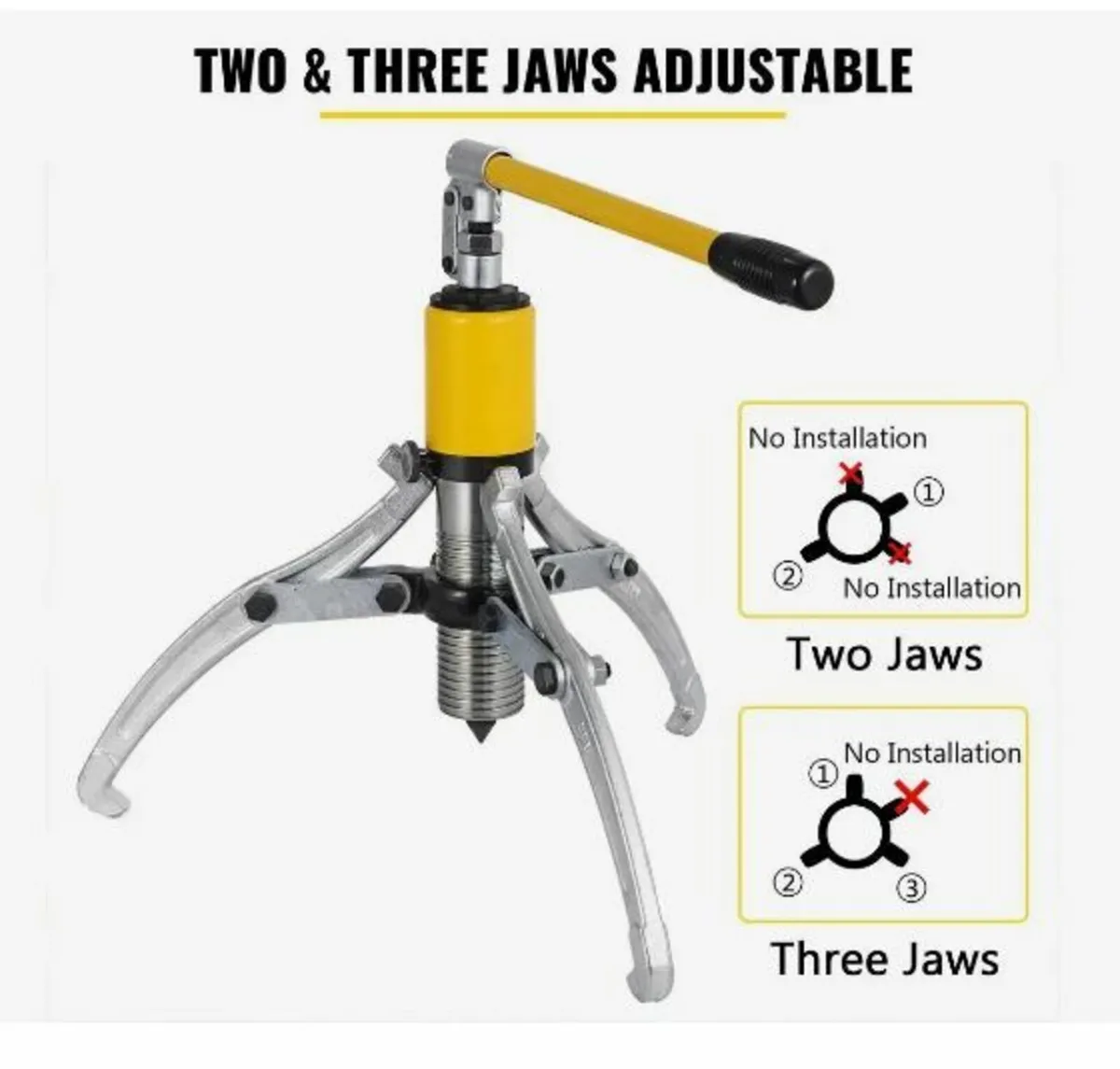 15 Ton Hydraulic Gear Puller Adjustable - Image 3