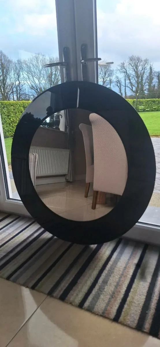 Large wall mirror