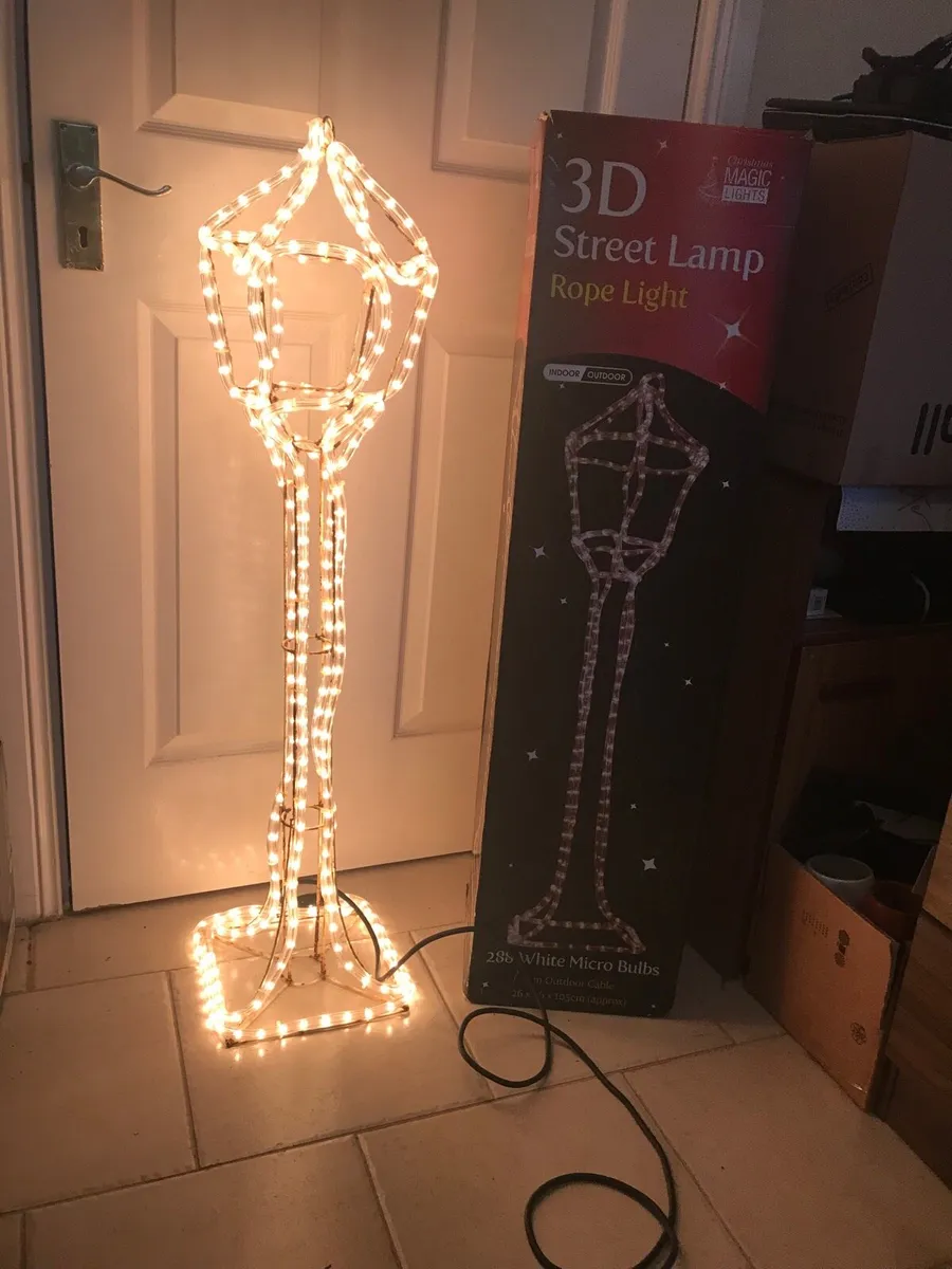 3D Street Lamp Rope Light Christmas Decoration - Image 2