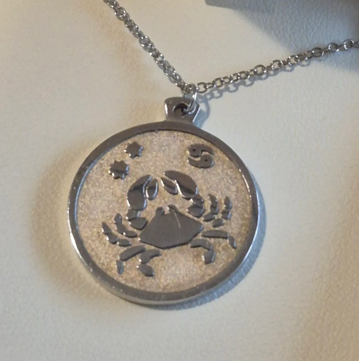 925 Silver "Cancer" Birthsign Necklace - Image 2