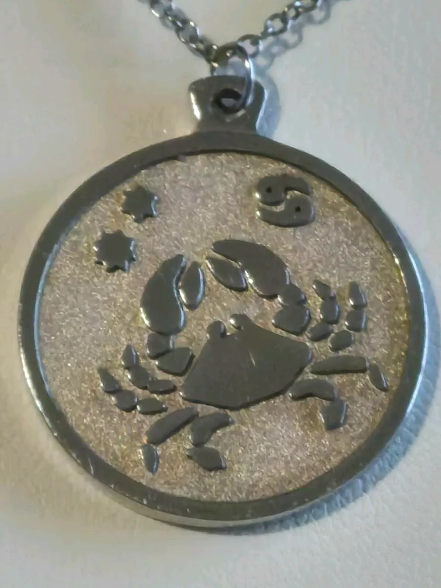 925 Silver "Cancer" Birthsign Necklace - Image 3