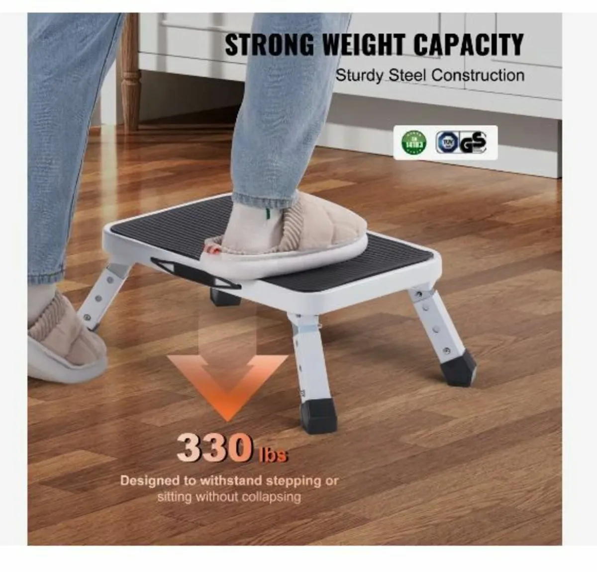 Step Stool 1-Step 150KG Capacity - Image 3