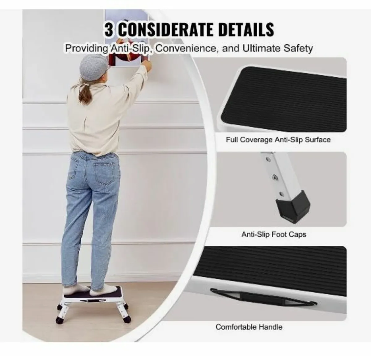 Step Stool 1-Step 150KG Capacity - Image 4
