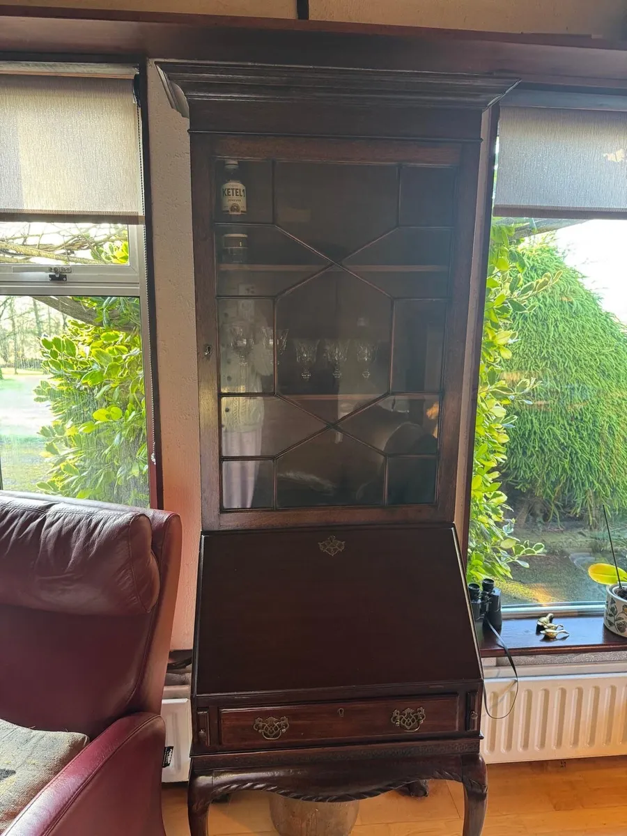 Bookcase secretary antique