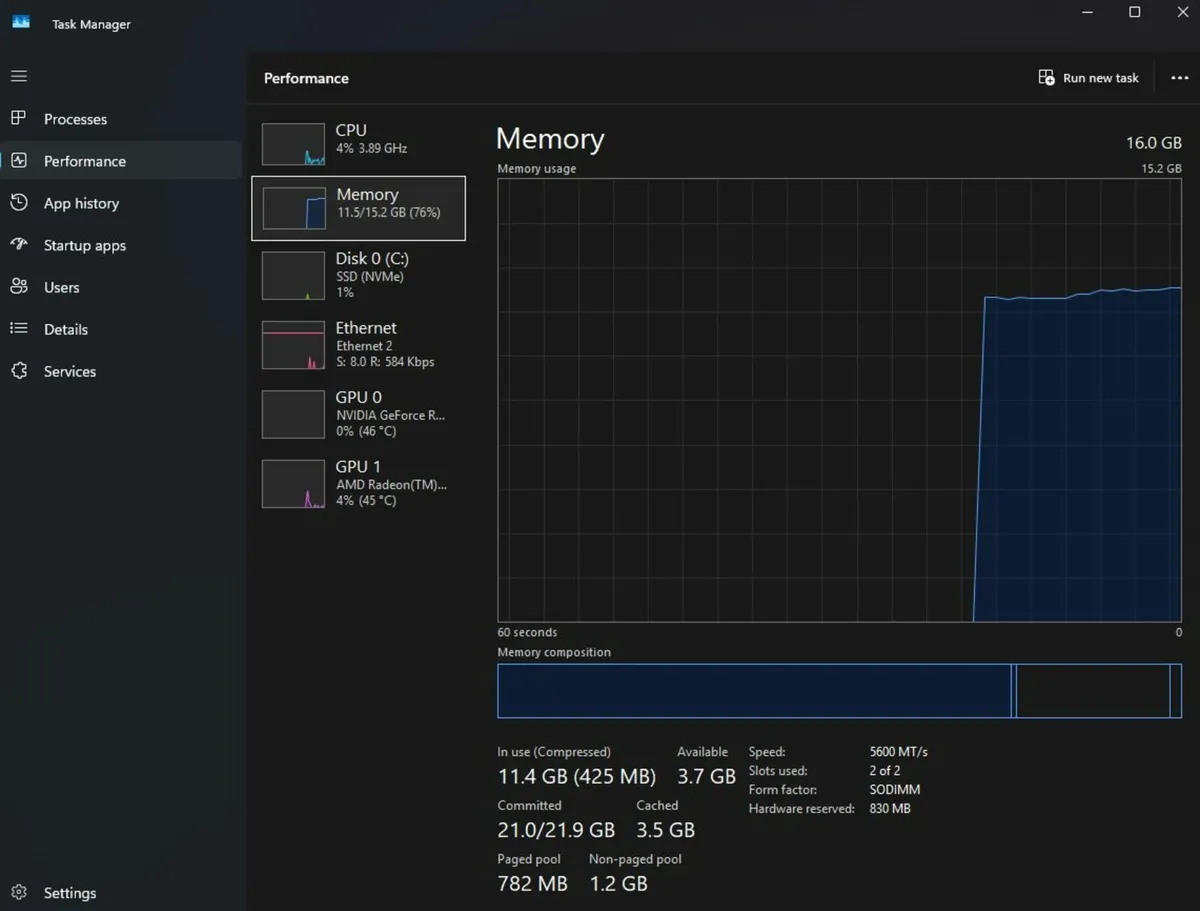 Samsung 16GB DDR5 SODIMM Laptop Memory - Image 1
