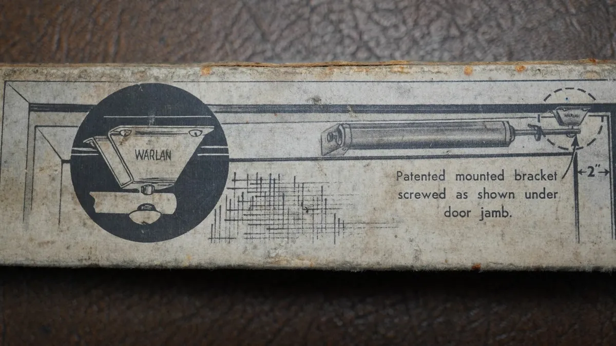 Vintage WARLAN_Air-Check_Door Closer - Image 2