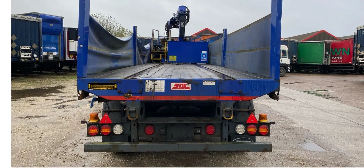 2015 SDC Block Trailer & Rolling Crane Rear steer - Image 3