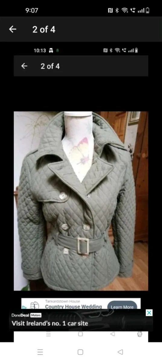 Ladies Dunne stores green jacket like new size 12 - Image 2