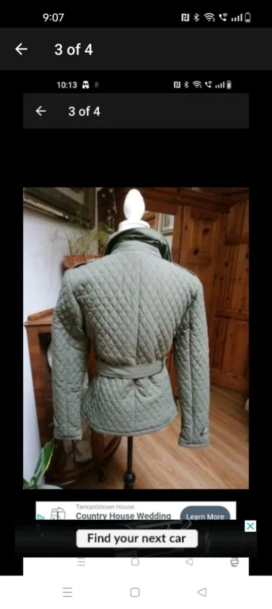Ladies Dunne stores green jacket like new size 12 - Image 3