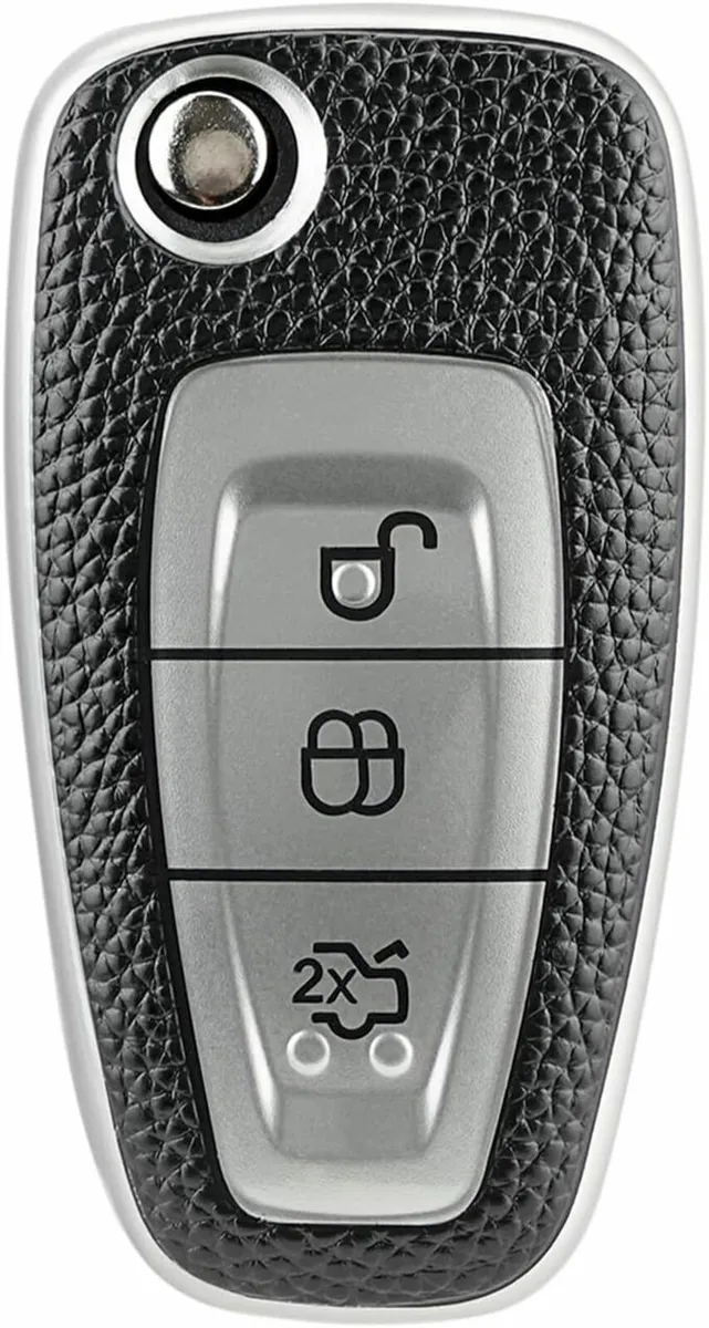 TPU Leather Stlyle Car Key Fob Case Cover For Ford